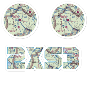 Glad Oaks Airport (2XS3) VFR Sectional Sticker Pack