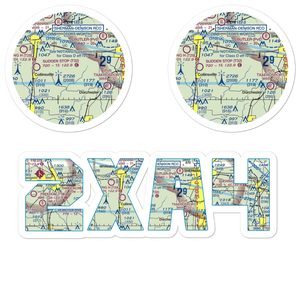 Flying S Ranch Airport (2XA4) VFR Sectional Sticker Pack