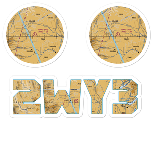 Haas Airport (2WY3) VFR Sectional Sticker Pack