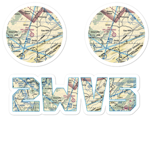 Willow Bend Airport (2WV5) VFR Sectional Sticker Pack