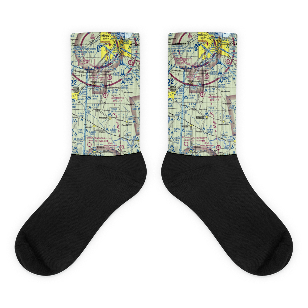 C. R. Acres Airport (2WS3) VFR Sectional Socks 