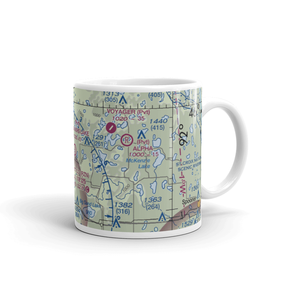 Connor'S Lake Landing (2WS2) VFR Sectional  Mug 