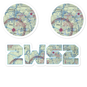 Connor'S Lake Landing (2WS2) VFR Sectional Sticker Pack