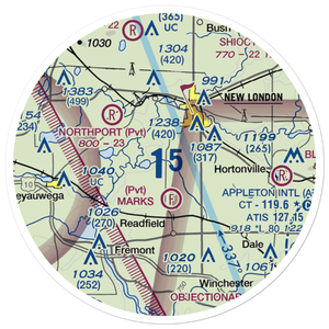 Mcfaul Airport (2WN4) VFR Sectional Sticker (20 mile)