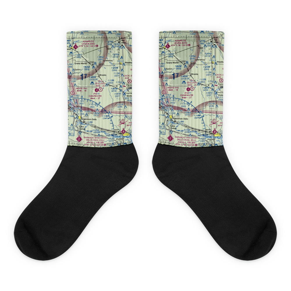 Bulldog Ranch Airport (2WI9) VFR Sectional Socks 