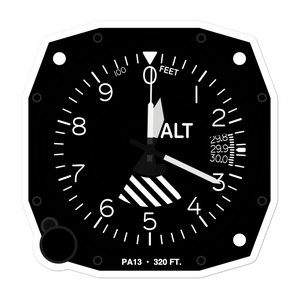 Superior Tours Heliport (PA13) Altimeter Stickers
