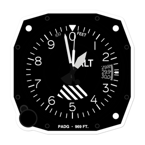 Red Dog Airport (PADG) Altimeter Stickers