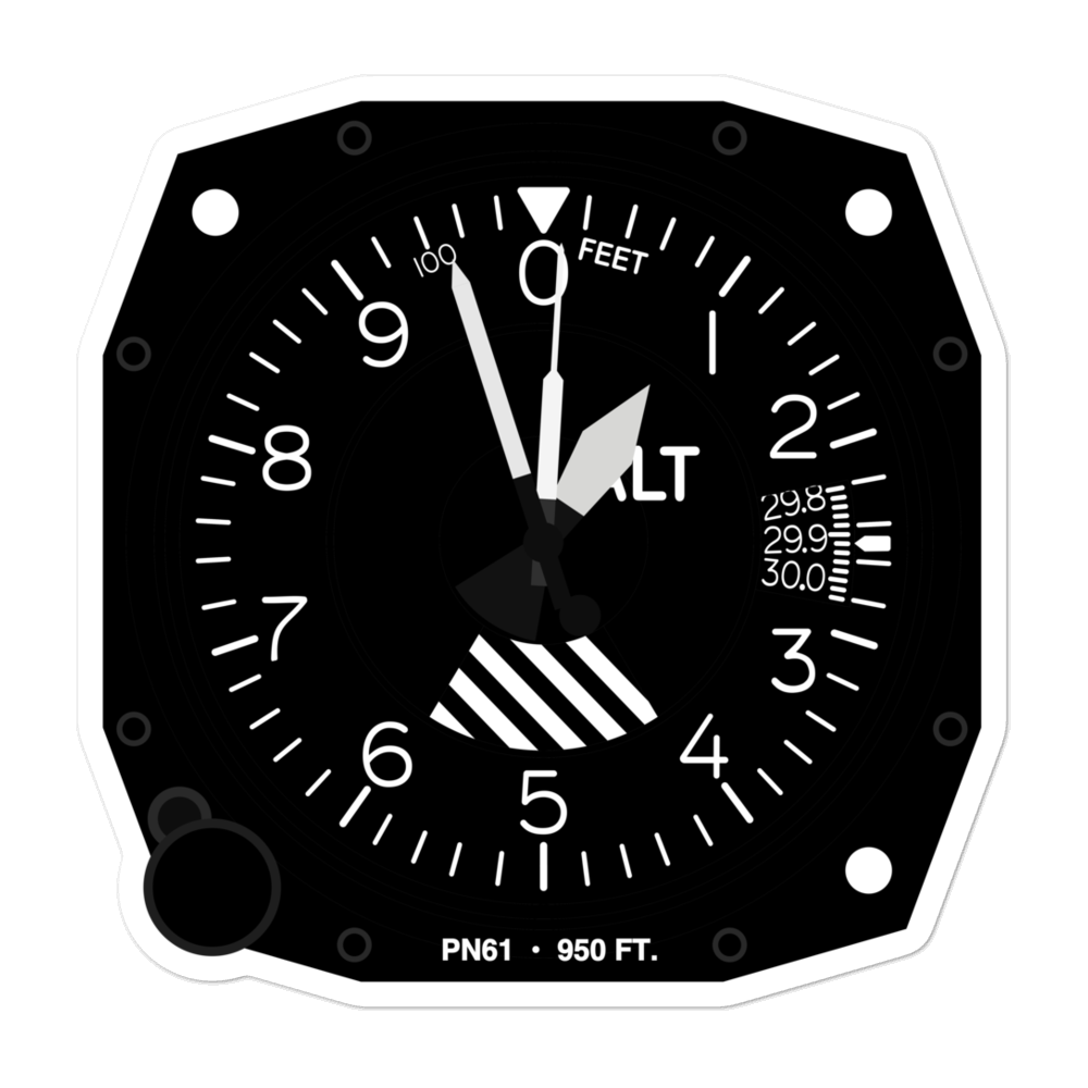 Chero'kee Furko Heliport (PN61) Altimeter Stickers 