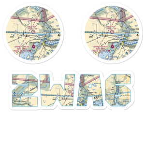 Rice Ranch Airport (2WA6) VFR Sectional Sticker Pack