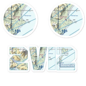 Redoubt View Seaplane Base (2VI2) VFR Sectional Sticker Pack
