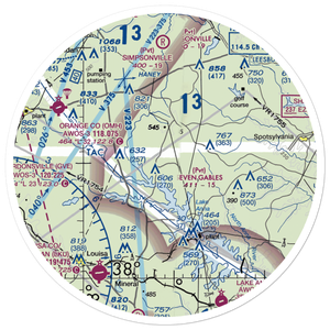 Seven Gables Airport (2VG7) VFR Sectional Sticker (30 mile)
