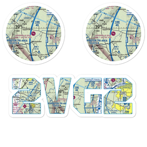 Upperville Airport (2VG2) VFR Sectional Sticker Pack