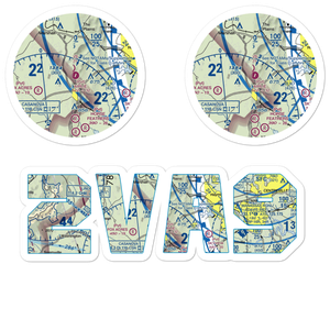 Airlie Airport (2VA9) VFR Sectional Sticker Pack