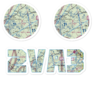 Merlin Aerodrome (2VA3) VFR Sectional Sticker Pack