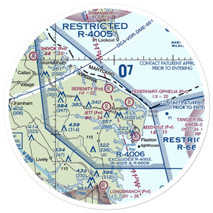 Jett Airpark (2VA1) VFR Sectional Sticker (30 mile)