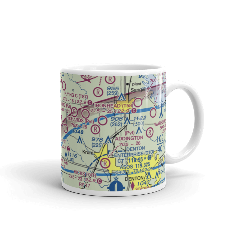 Eagle's Landing Airport (2TX8) VFR Sectional  Mug 