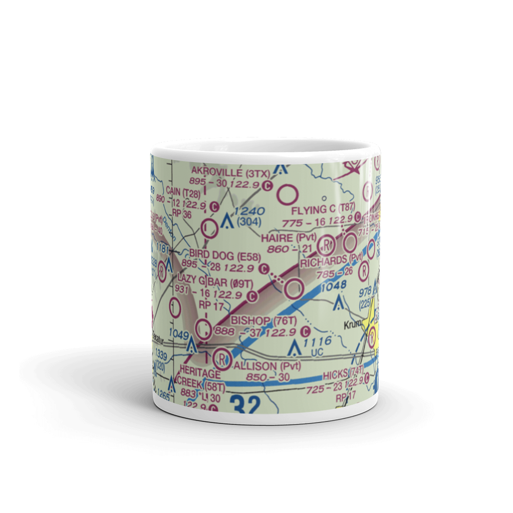 Eagle's Landing Airport (2TX8) VFR Sectional  Mug 