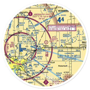Everitt Airport (2TX6) VFR Sectional Sticker (30 mile)