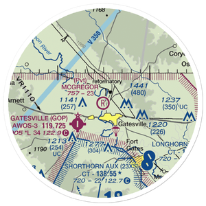 Berry Airport (2TX5) VFR Sectional Sticker (20 mile)