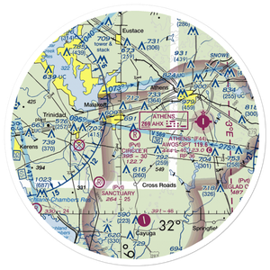 Circle R Ranch Airport (2TS4) VFR Sectional Sticker (30 mile)