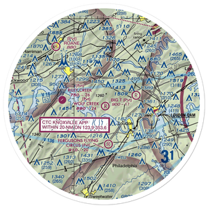 Wolf Creek Airport (2TN7) VFR Sectional Sticker (30 mile)
