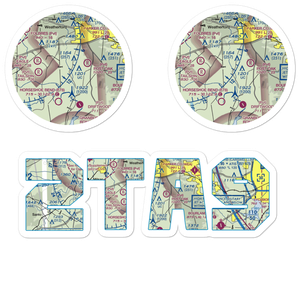 A M I G O For Christ Airport (2TA9) VFR Sectional Sticker Pack