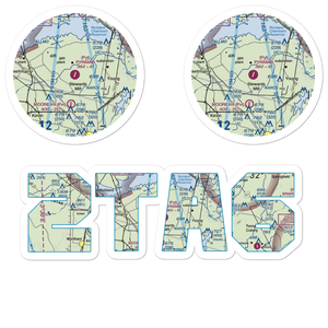 Pyramid Ranch Airport (2TA6) VFR Sectional Sticker Pack
