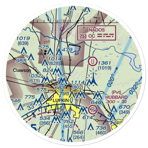 Gravco STOLport (2TA1) VFR Sectional Sticker (20 mile)