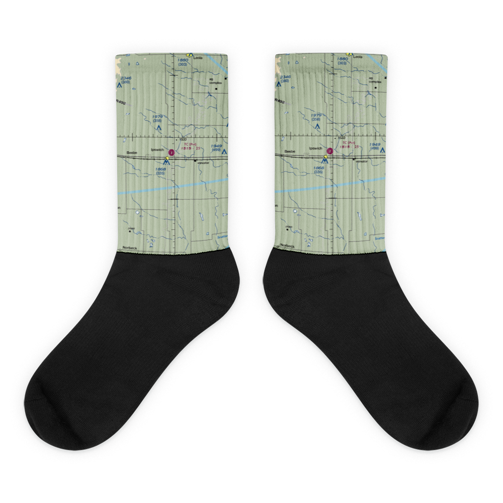Tc Field (2SD9) VFR Sectional Socks 