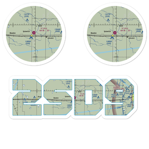 Tc Field (2SD9) VFR Sectional Sticker Pack