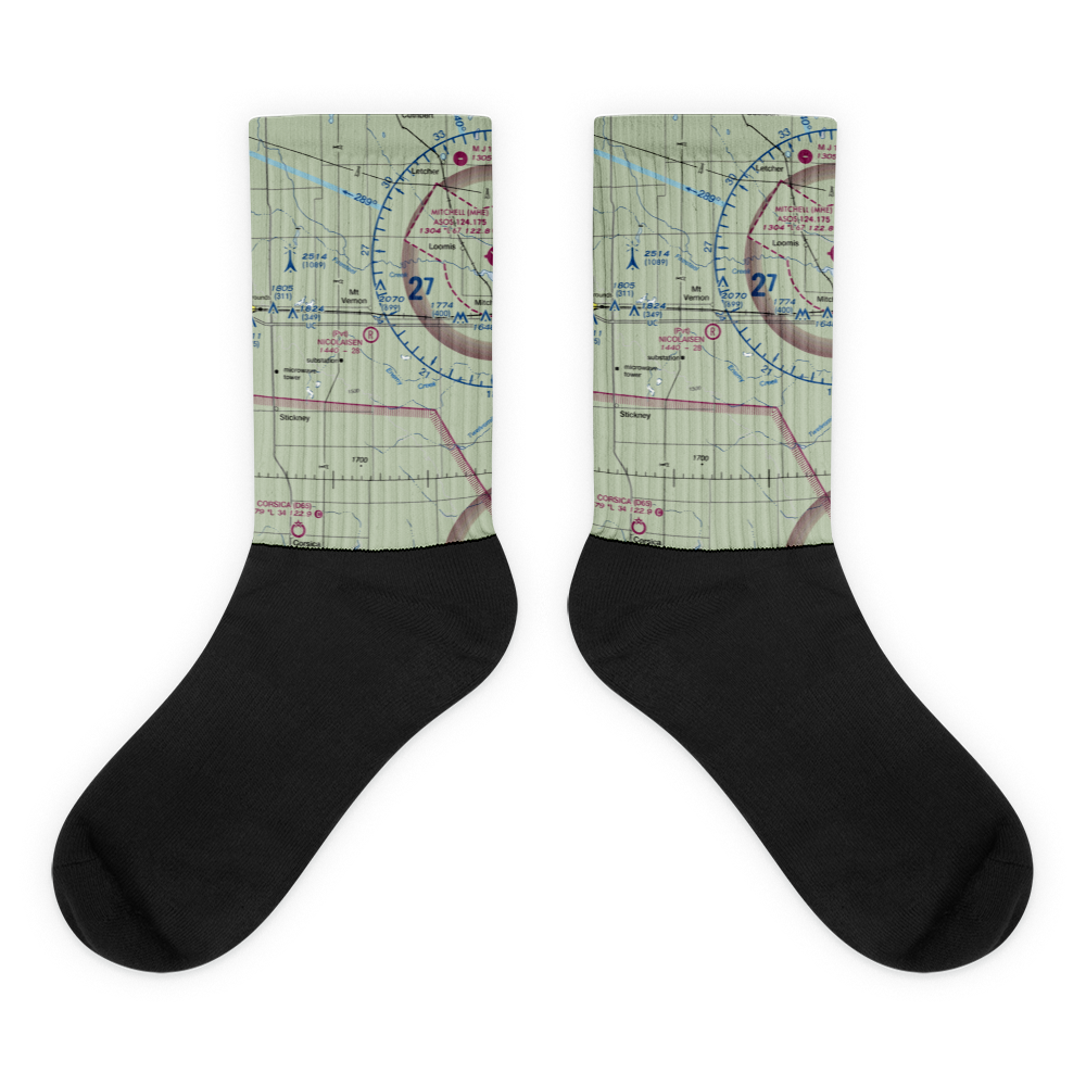 Nicolaisen Airport (2SD4) VFR Sectional Socks 