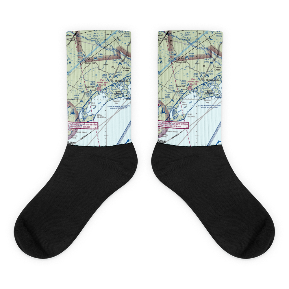 Laurel Hill Farms Airport (2SC7) VFR Sectional Socks 