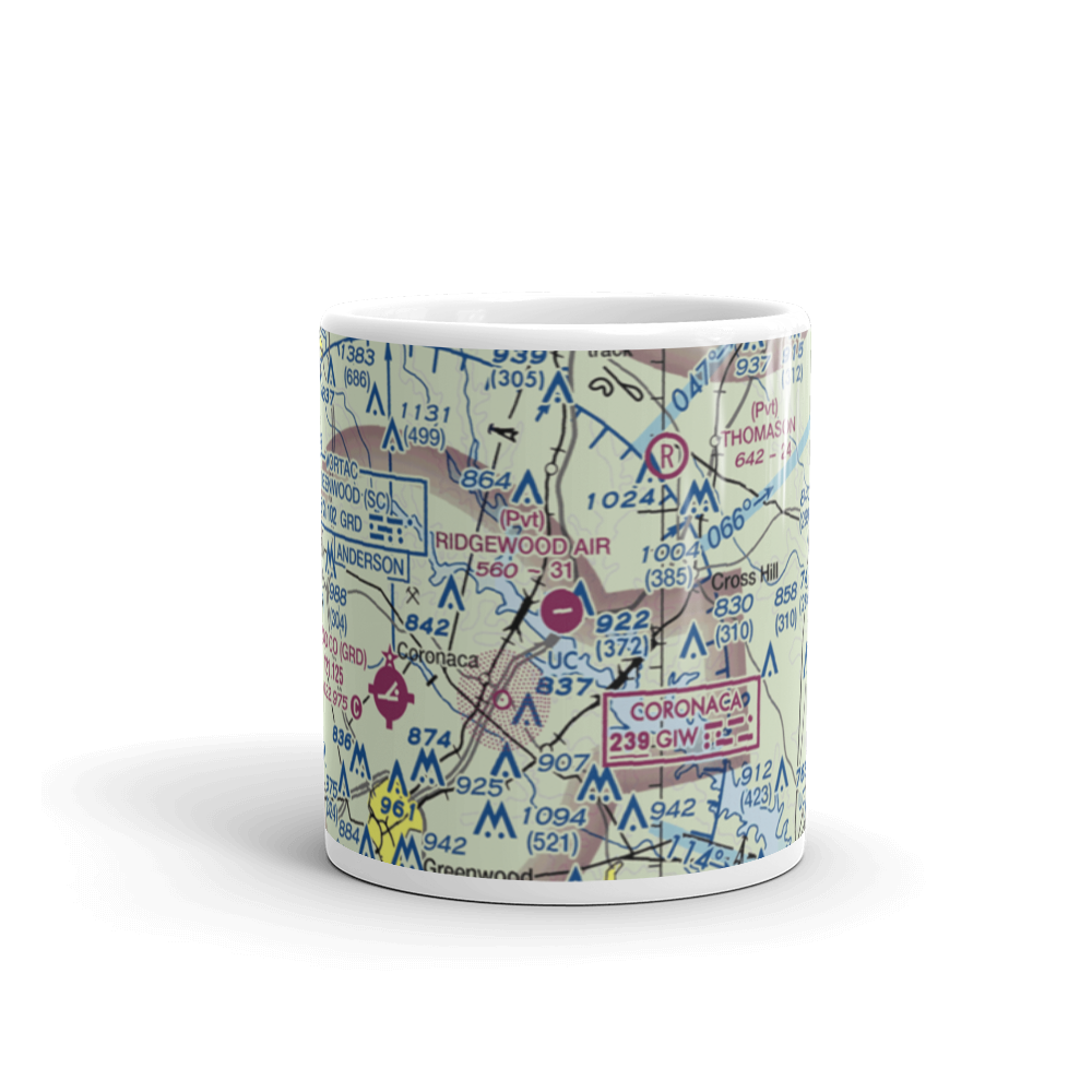 Ridgewood Air Airport (2SC5) VFR Sectional  Mug 