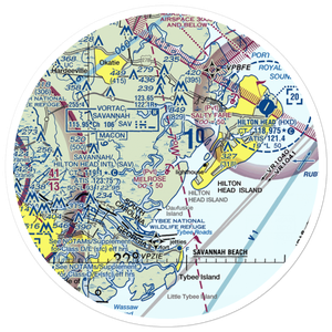 Melrose Landing Seaplane Base (2SC3) VFR Sectional Sticker (30 mile)