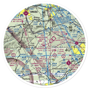 Mathna Airport (2PS3) VFR Sectional Sticker (30 mile)