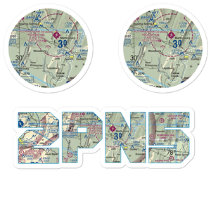 Baker-Sell Airport (2PN5) VFR Sectional Sticker Pack