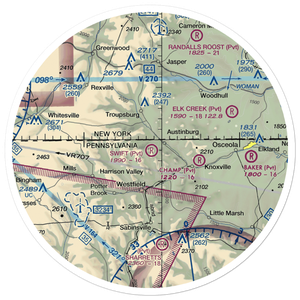 Malco Airport (2PN1) VFR Sectional Sticker (30 mile)
