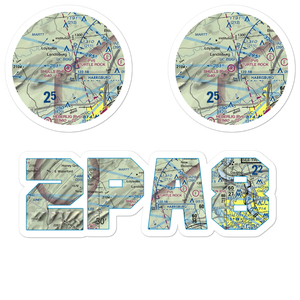 Shulls Airport (2PA8) VFR Sectional Sticker Pack