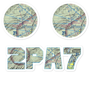 Egolf Airport (2PA7) VFR Sectional Sticker Pack