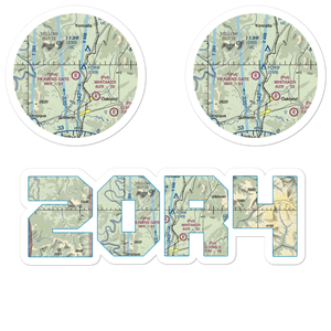 Heavens Gate Ranch Airport (2OR4) VFR Sectional Sticker Pack