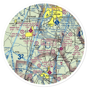 Davidson Field (2OR3) VFR Sectional Sticker (30 mile)