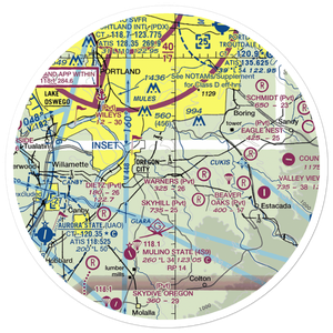 Nielsen Airport (2OR0) VFR Sectional Sticker (30 mile)