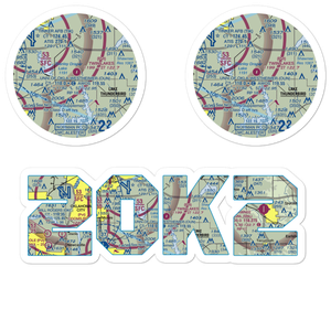 Twin Lakes Airport (2OK2) VFR Sectional Sticker Pack