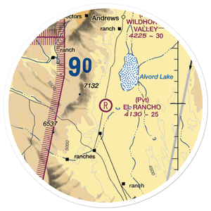 El Rancho Airport (2OG4) VFR Sectional Sticker (20 mile)