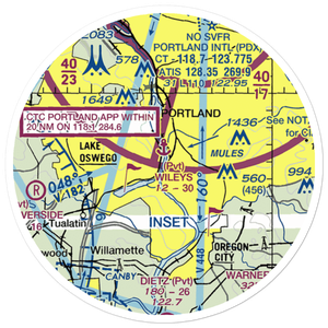 Wiley's Seaplane Base (2OG3) VFR Sectional Sticker (20 mile)