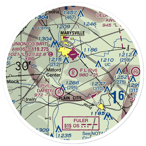 Fl-Airfield (2OA5) VFR Sectional Sticker (20 mile)