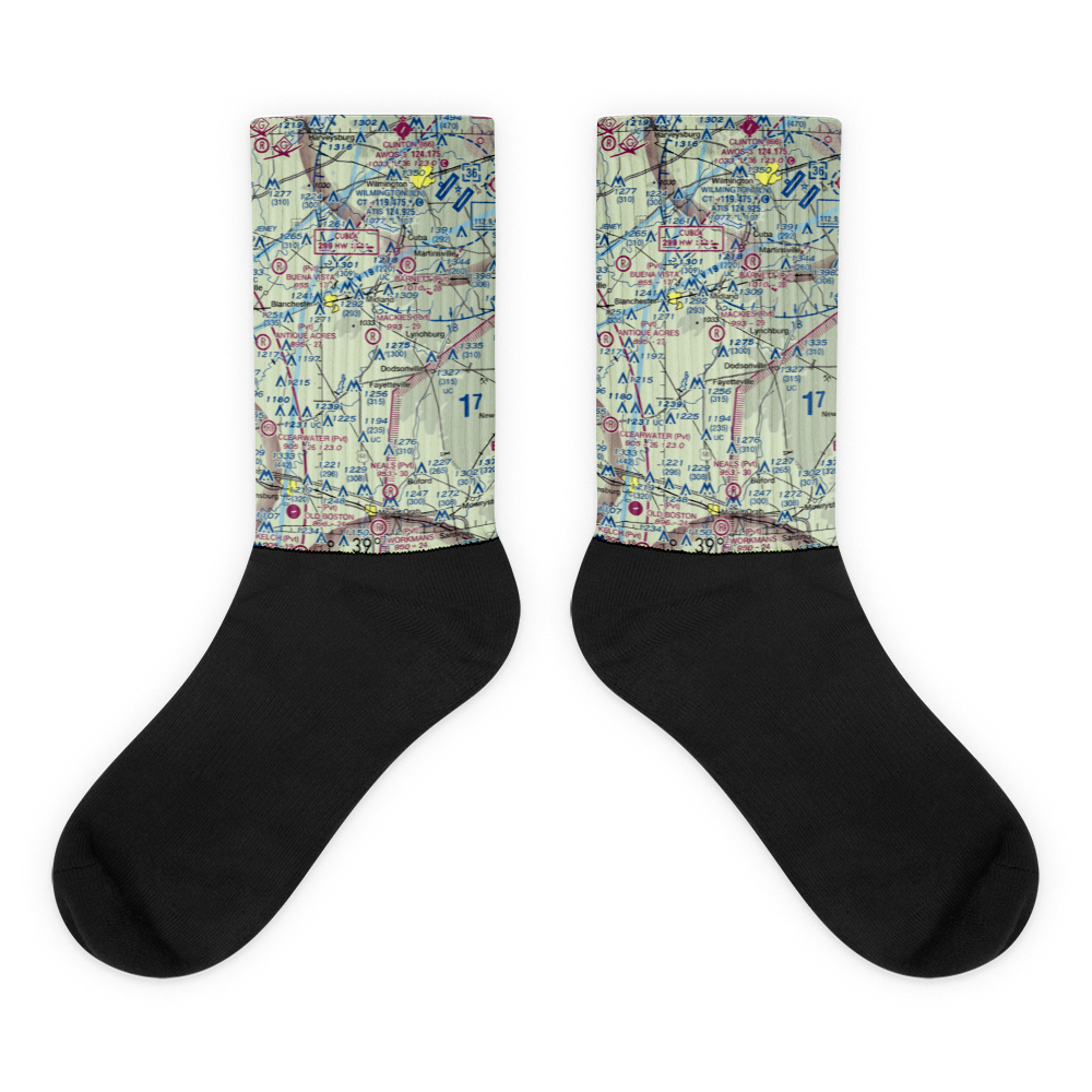 Mackie's Airport (2OA2) VFR Sectional Socks 