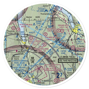 Kayutah Lake Airport (2NY9) VFR Sectional Sticker (30 mile)
