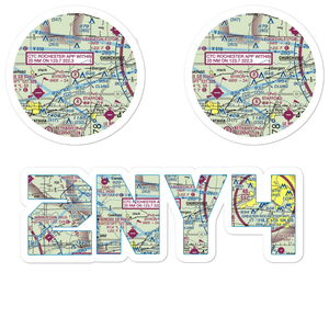 Byron Airpark (2NY4) VFR Sectional Sticker Pack