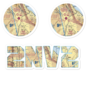 Gibb Ranch Airport (2NV2) VFR Sectional Sticker Pack